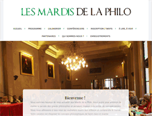 Tablet Screenshot of lesmardisdelaphilo.com